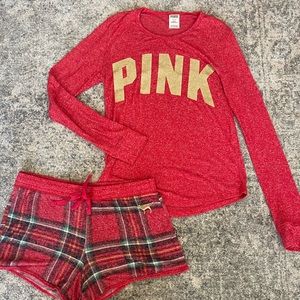 Plaid Pajama Set